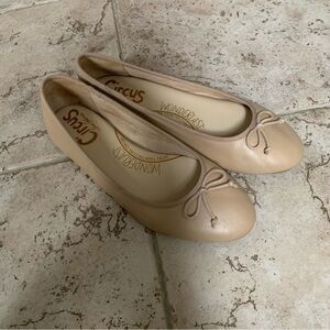 Circus by Sam Edelman “Charlotte” leather ballet flats in Tan Sz 7.5 fits 7 IMO